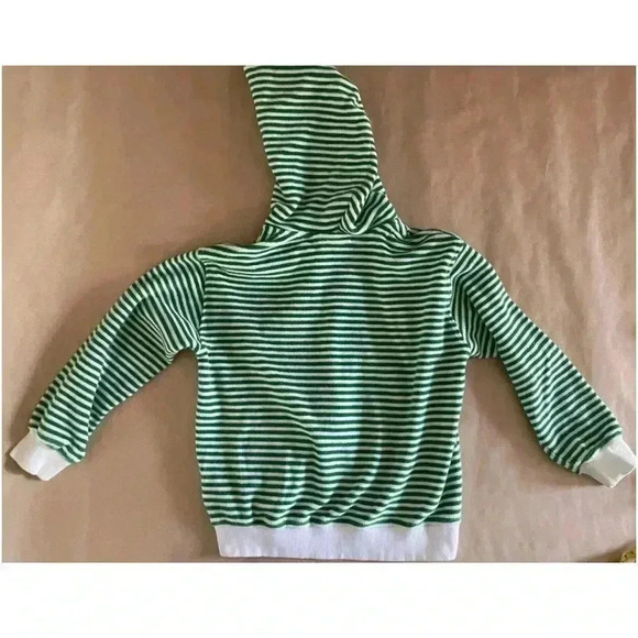 Molo Size 128 | 7-8 | Green Terry
Stripe Hoodie - Picture 4 of 4